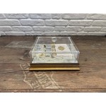 Altın Düz Çikolata Kutusu 25 cm